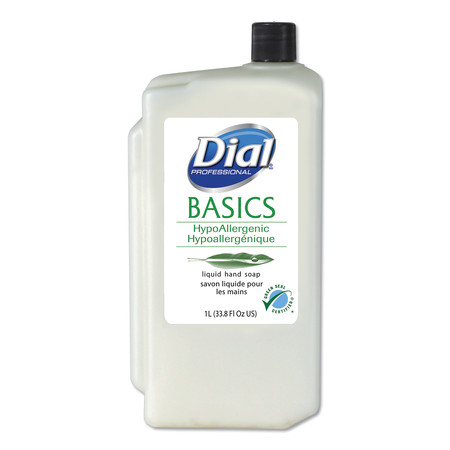 Dial Professional Basics Liquid Hand Soap, Fresh Floral, 1000mL Refill, PK8 06046